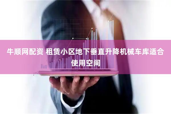 牛顺网配资 租赁小区地下垂直升降机械车库适合使用空间