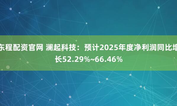 东程配资官网 澜起科技：预计2025年度净利润同比增长52.29%~66.46%